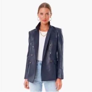Tuckernuck Faux Leather Blazer - XXS